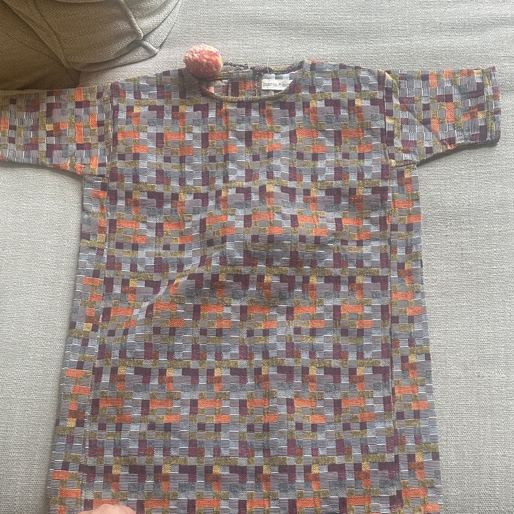 Marin and Morgan Anthropologie Dress - Multicolor Checkered Pattern